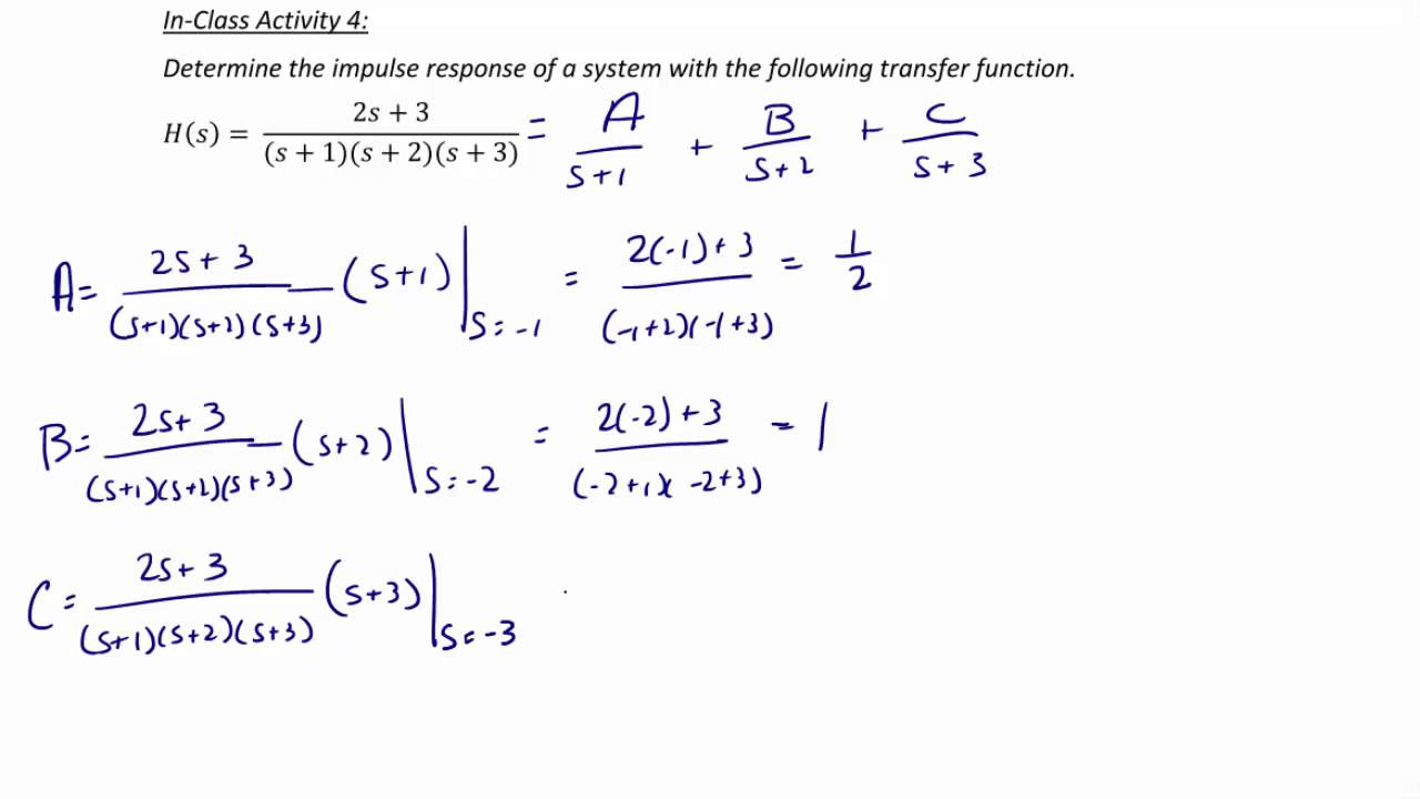 5 The Laplace Transform S 2 2 Has The Partial Fraction Expansion A B Y 5 The Laplace Transform S 2 2 Has The Partial Fraction Expansion A B Y