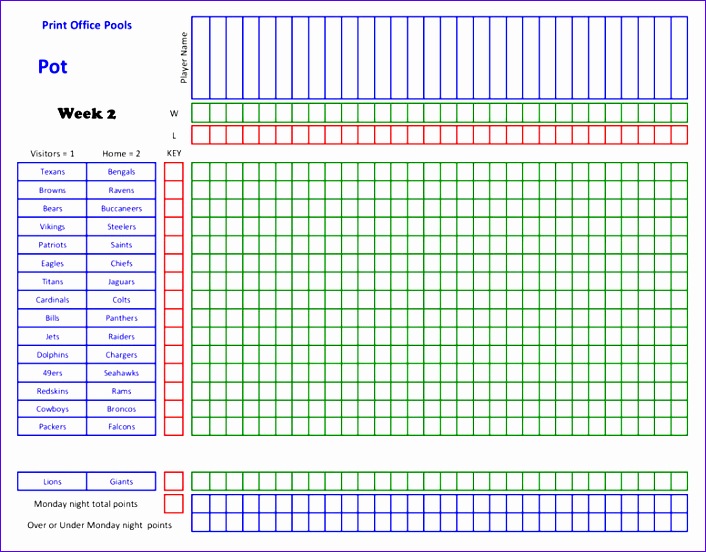 5 Easy Excel Football Pool Templates to Win Big!