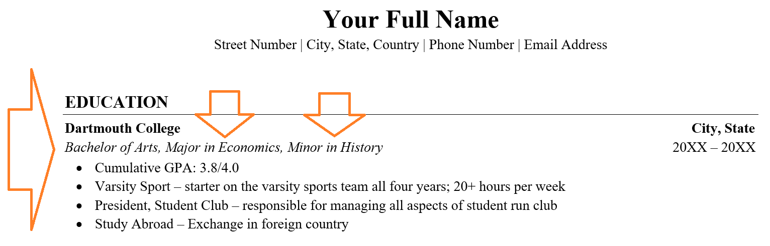 Effective Ways to List a Minor on Your Resume Effective Ways to List a Minor on Your Resume