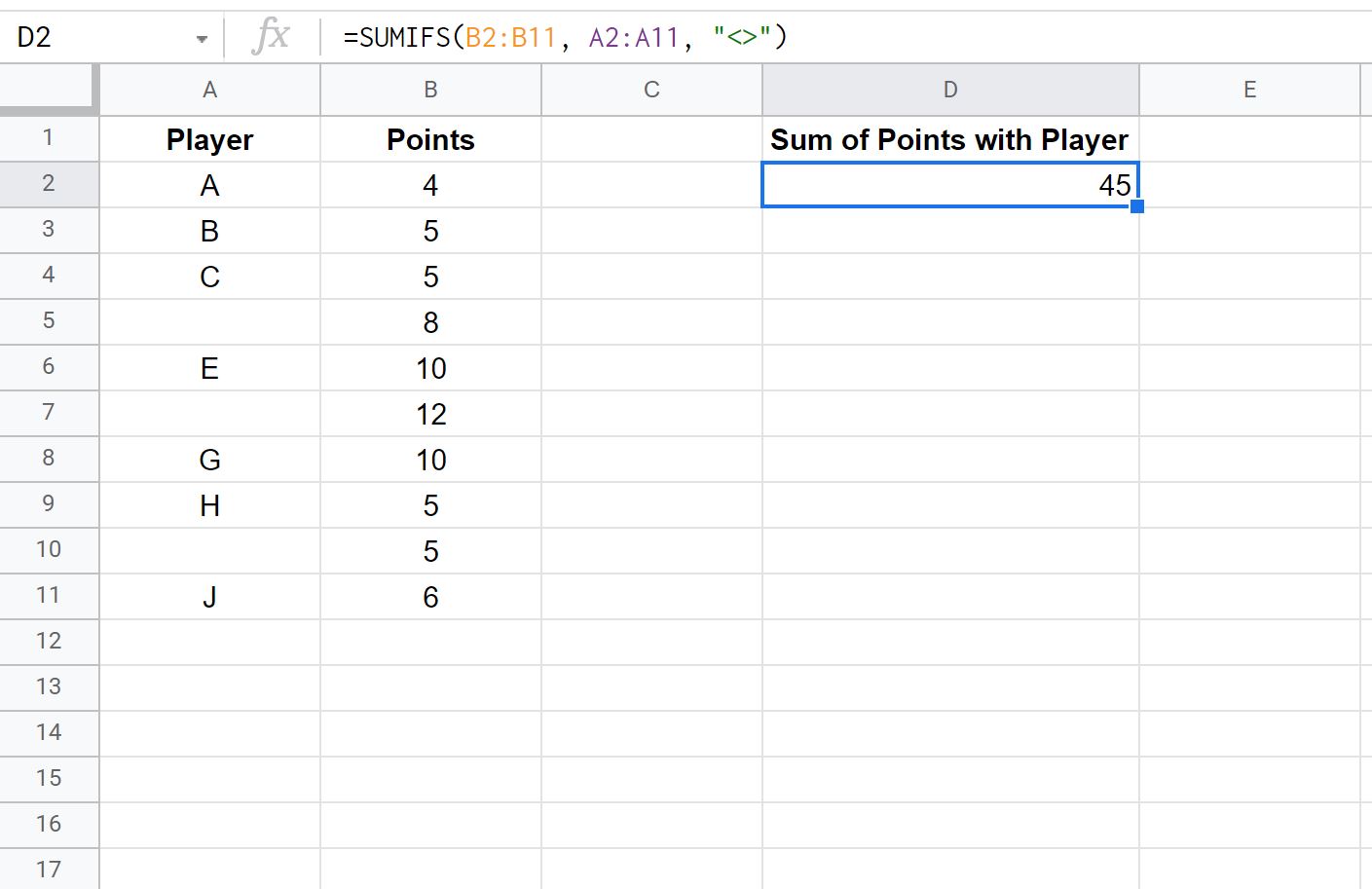 5 Ways to Ensure Google Sheets Cells Are Not Blank