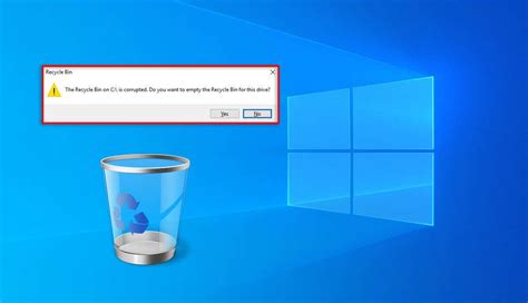 Fix Corrupted Recycle Bin on C Drive Easily